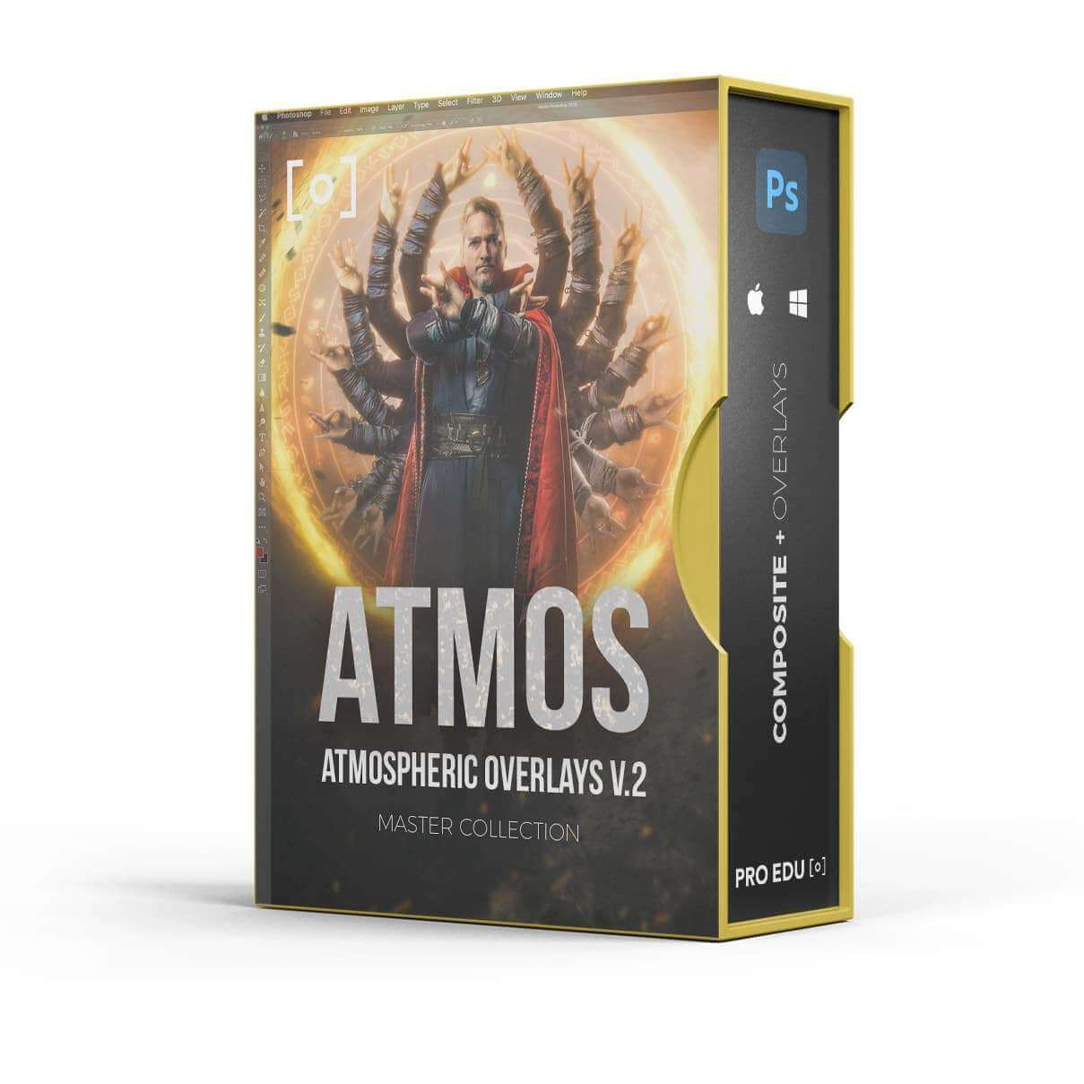 Atmospheric Composite & Portrait Photoshop Overlays Volume 2 - PRO EDU PRO EDU PRO EDU
