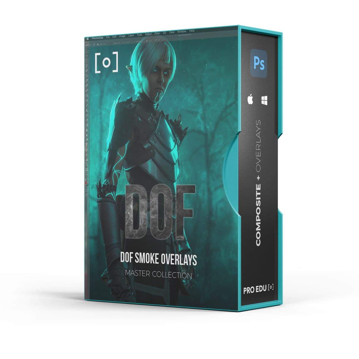 Depth of Field Smoke Overlays - Photoshop Overlays - PRO EDU PRO EDU PRO EDU