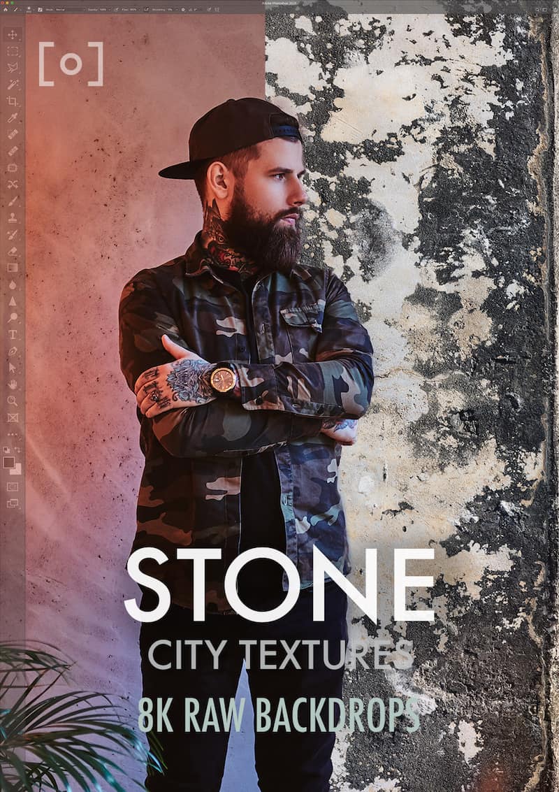 City Textures & Adobe Photoshop Overlays - Stone Pack | PRO EDU PRO EDU PRO EDU